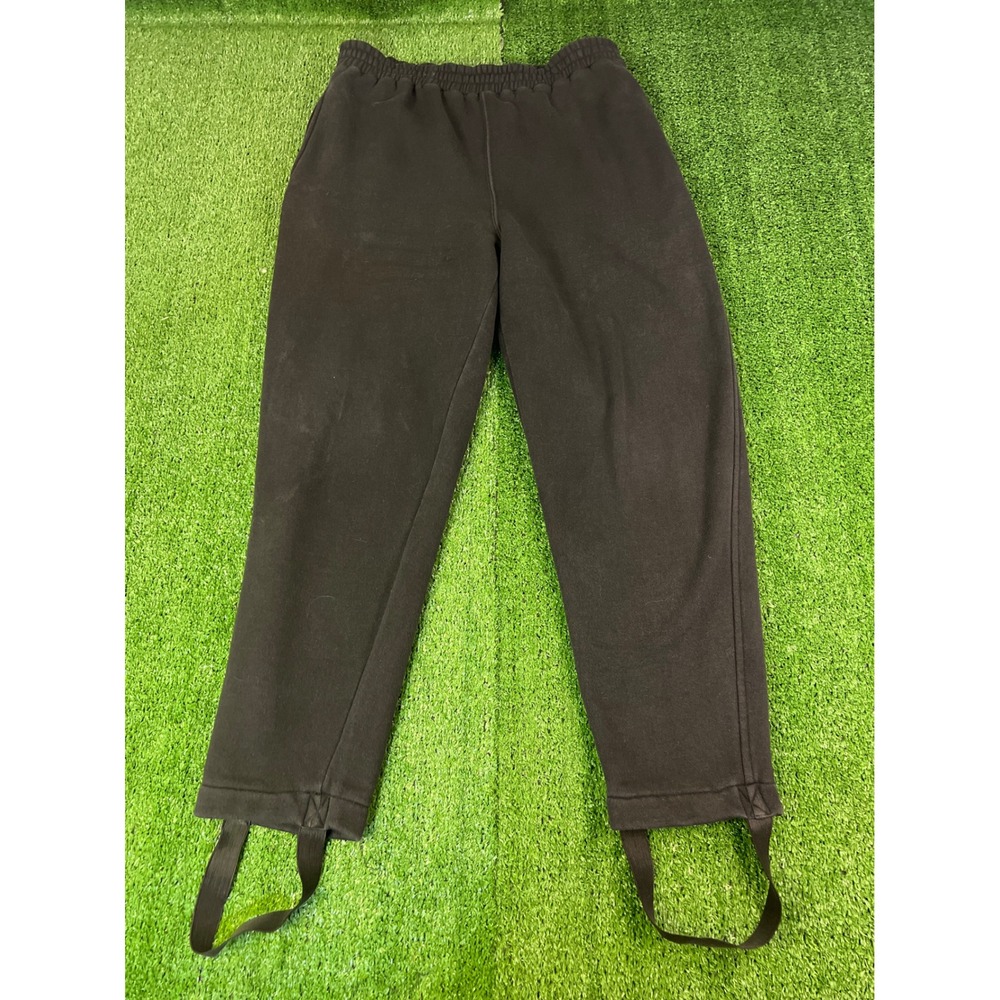 Ellesse Mens Black Heavyweight Fleece Stirrup‎ Sweatpants Joggers Sport MD